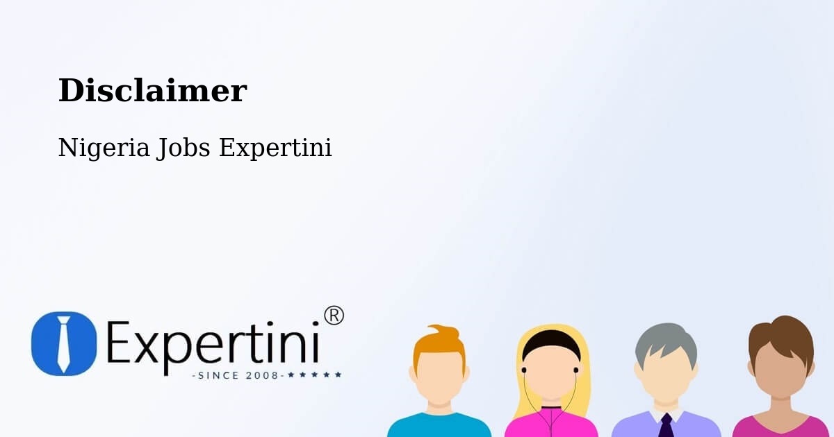 Disclaimer – Effium - Nigeria Jobs Expertini